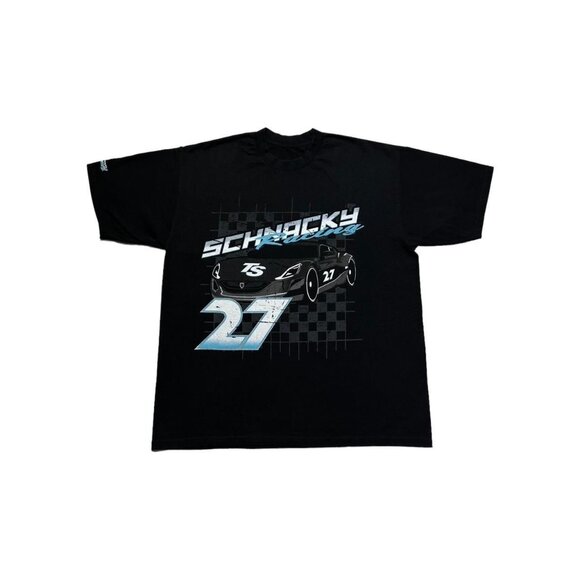 Vintage Schnacky Racing Car NASCAR T-Shirt - Picture 1 of 4